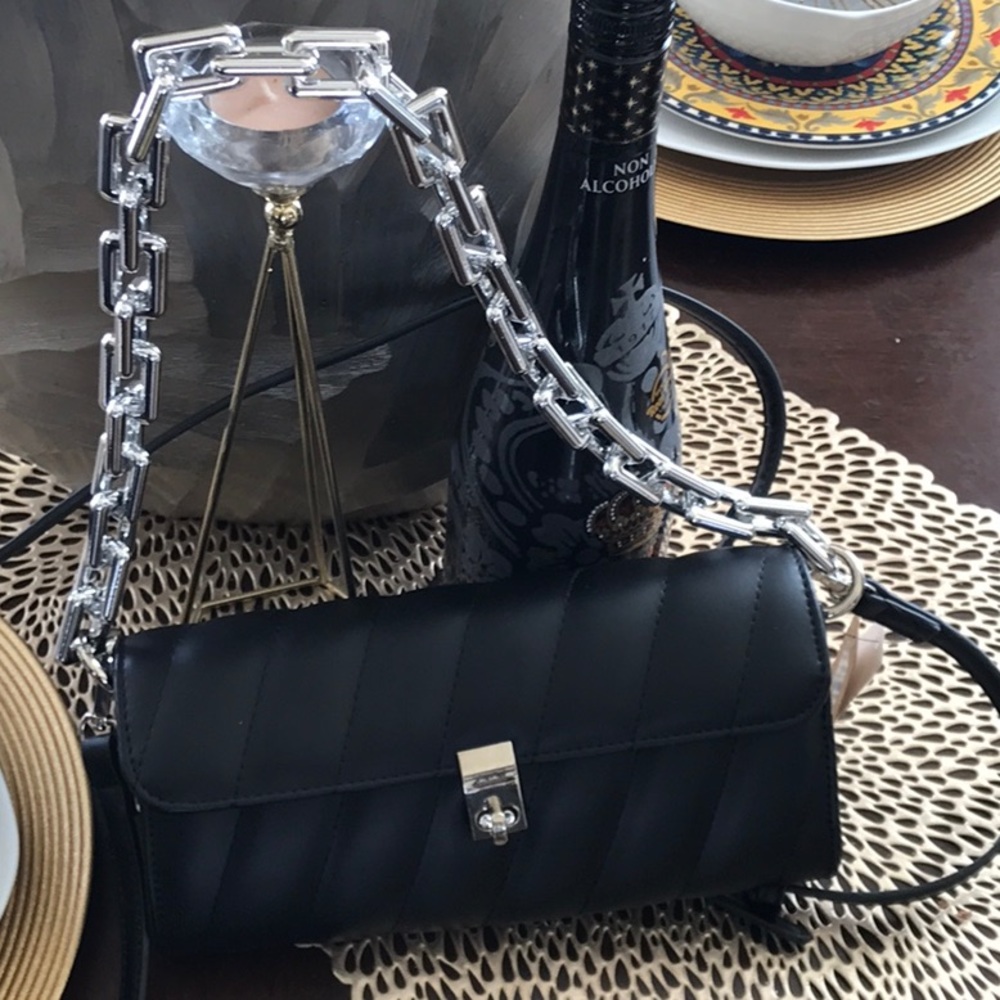 Black Hand, shoulder, clutch bag